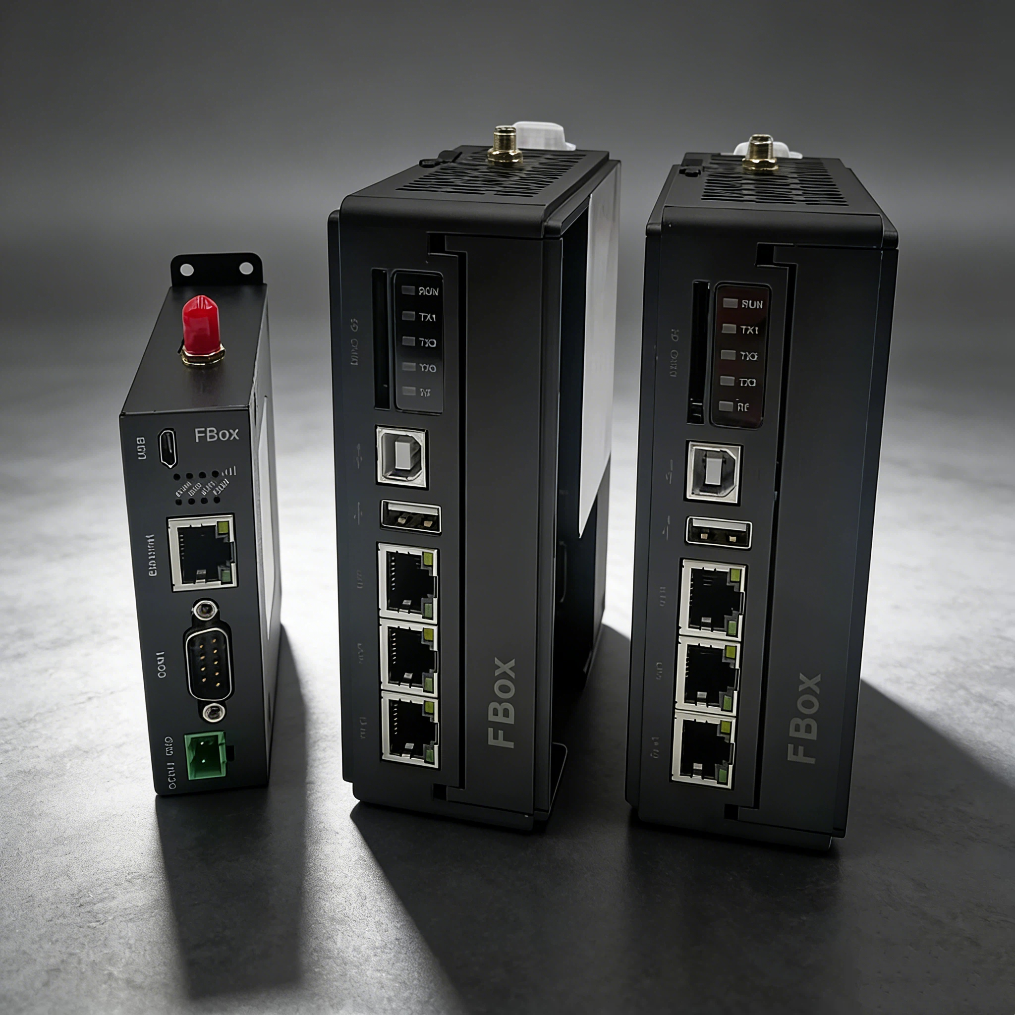 ZONEWU FBOX-4G/WiFi Industrial IoT Gateway, Ethernet Edge Computing Gateway Compatible With Siemens PLC