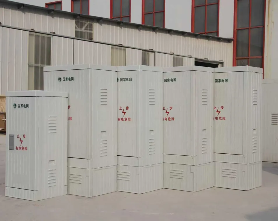 Fiberglass Box for Power Grid Three Phase Meter Box Electrical Distribution Box