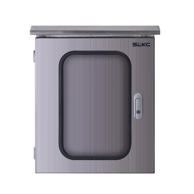 Outdoor High-Protection Double-Door Stainless Steel Distribution Box with IP66 Protection