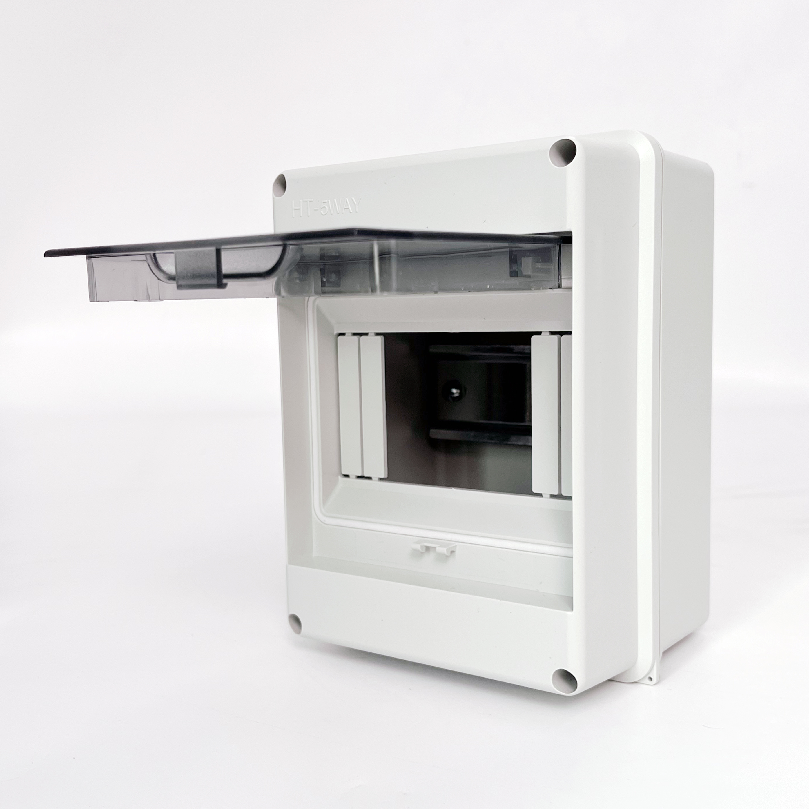 HT 5 Way Direct Factory IP65 ABS Home Electrical Circuit Solar Box Outdoor Waterproof Distribution Box