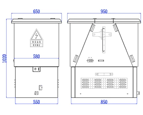 Power Distribution Cable Branch Box Structure