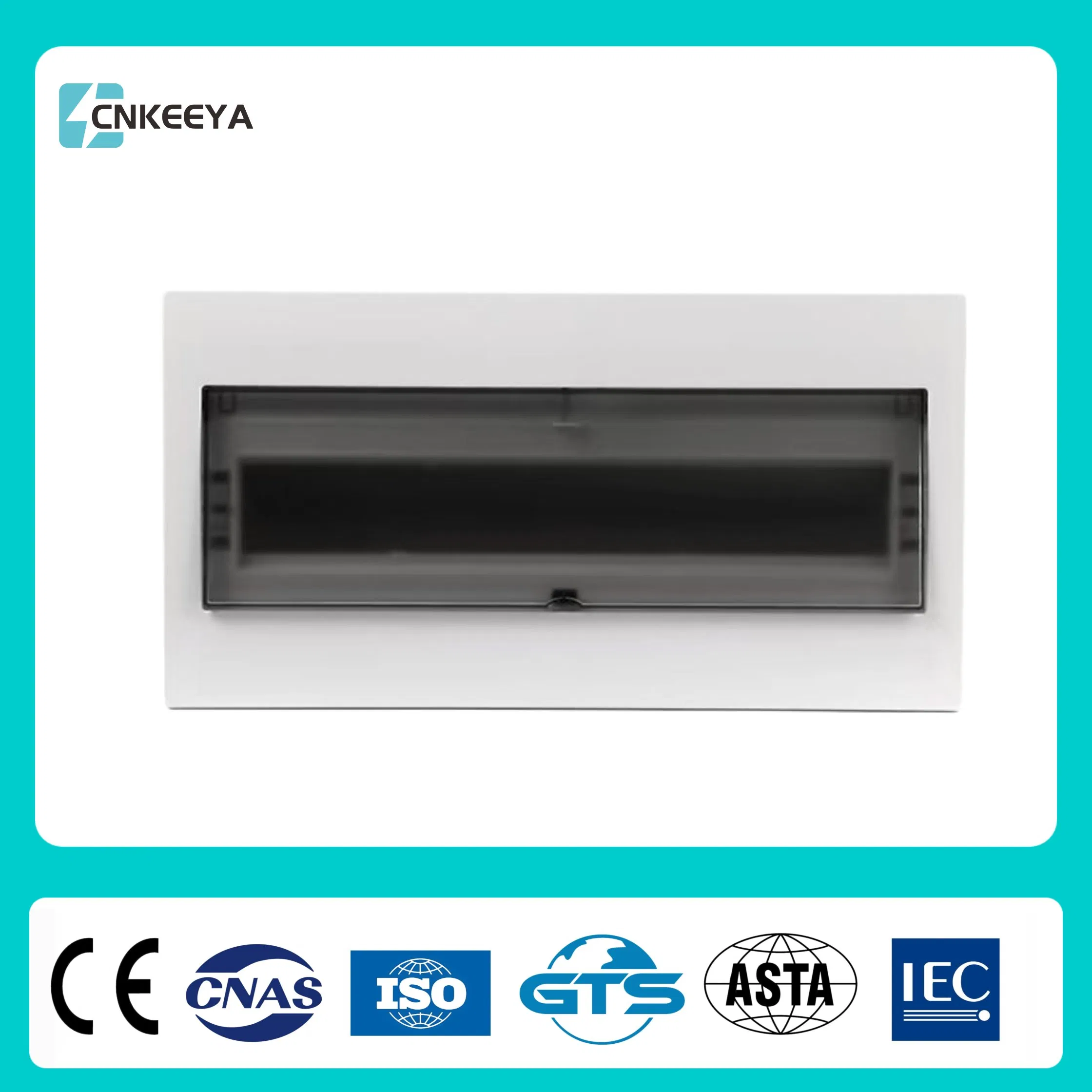 Cnkeeya Factory Price High Quality 9 Way Indoor and Outdoor Waterproof Plastic MCB Wall Mounted IP66 Distribution Switch Box Solar Combiner Box