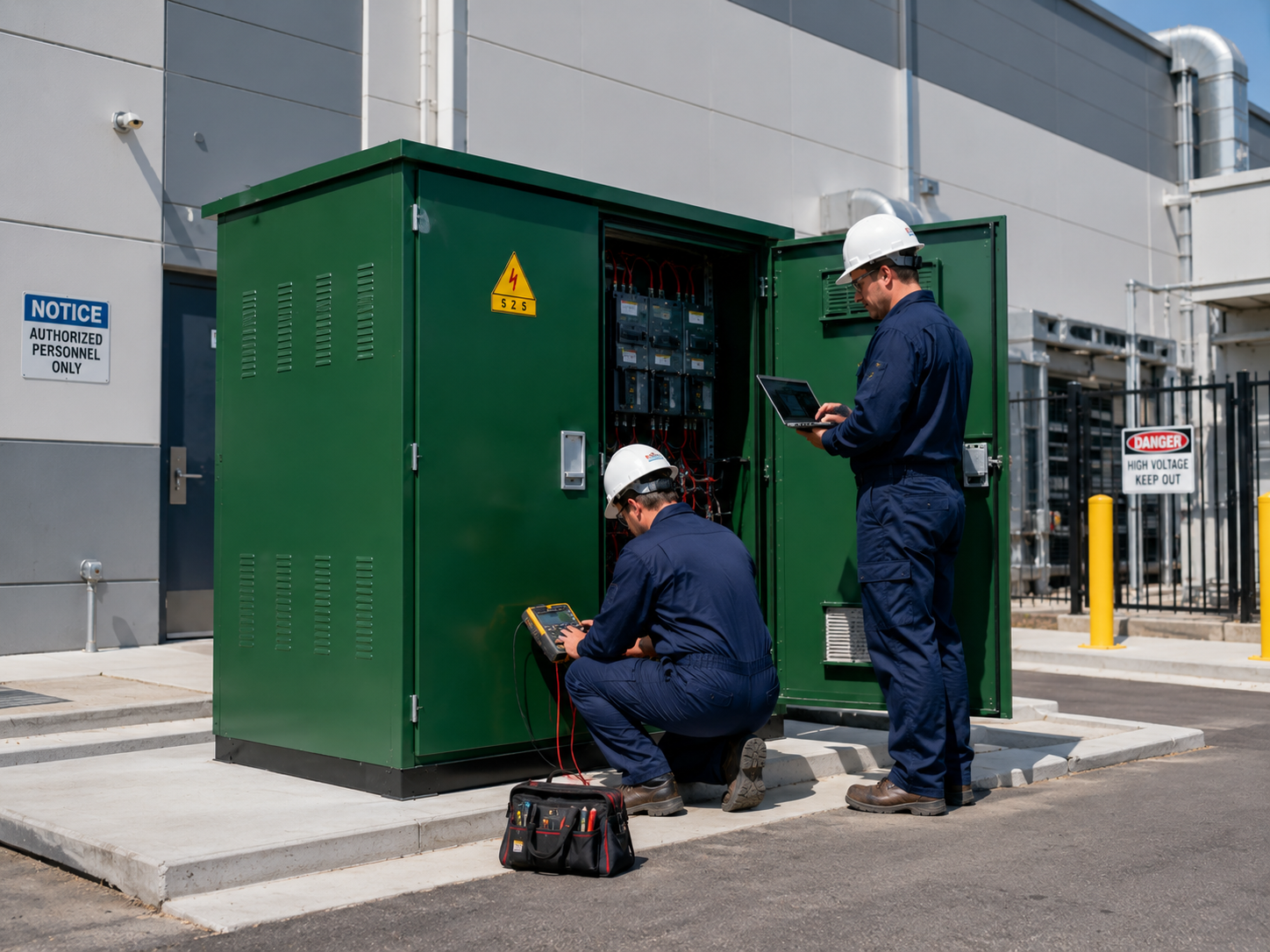 American-Style Pad-Mounted Outdoor Prefabricated Box Substation 24kV IP53 3150A 50/60Hz Power Distribution Equipment
