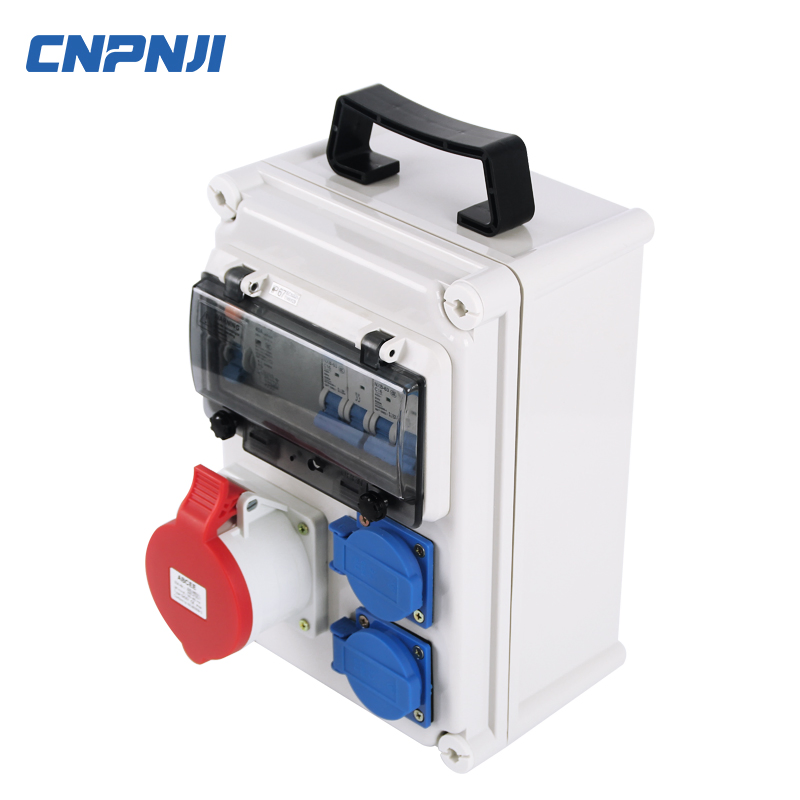 Portable Distribution Box Electrical Modular Panel Waterproof Socket Box