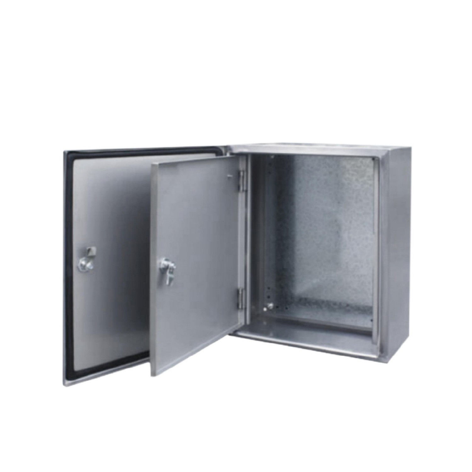 Timelec TMPB Wall-Mounted Electrical Distribution Box IP65 63A Outdoor Tamper-Resistant Certified Lock 2 Sockets