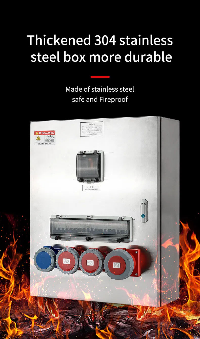 Low-Voltage Complete Set Three-Phase Meter Socket Lighting Box Switch Power Control Box Distribution Box