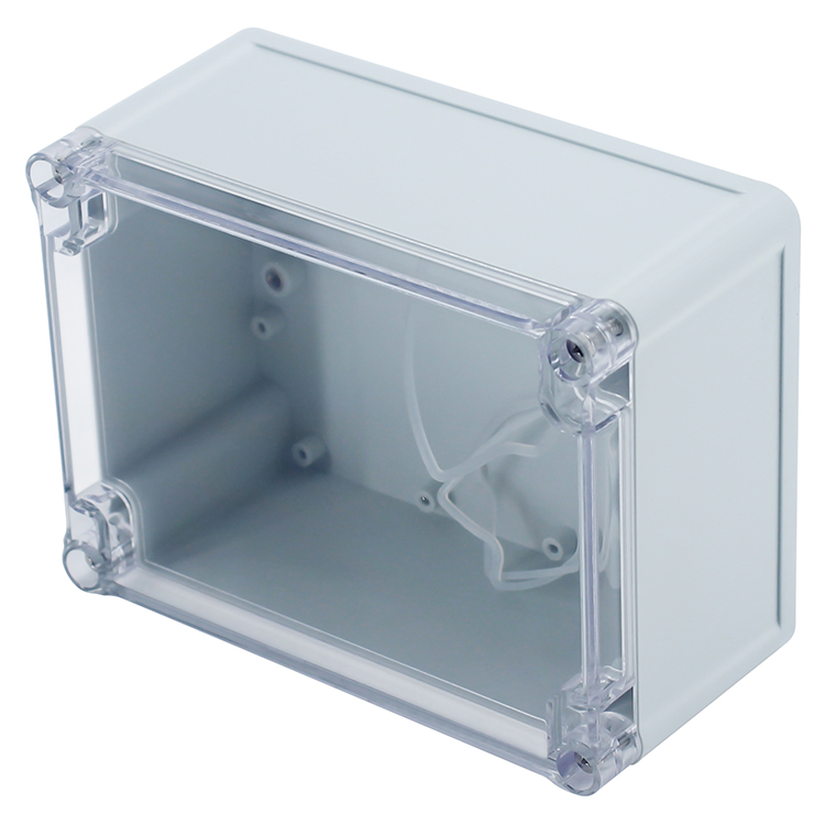 160X120X75mm OEM Medium Size Low-Voltage Electronic ABS Housing IP66 65 Outdoor Waterproof Plastic Power Switch Distribution Box