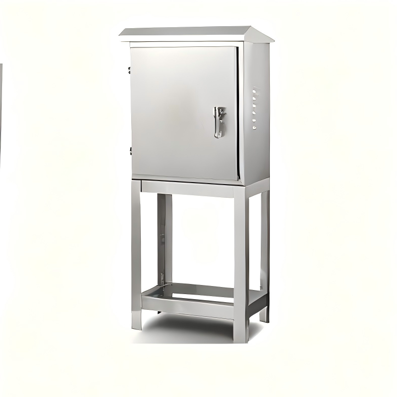 Custom CE Certified Outdoor Brushed Surface Stainless Steel IP65 Weatherproof Portable Floor-standing Distribution Box
