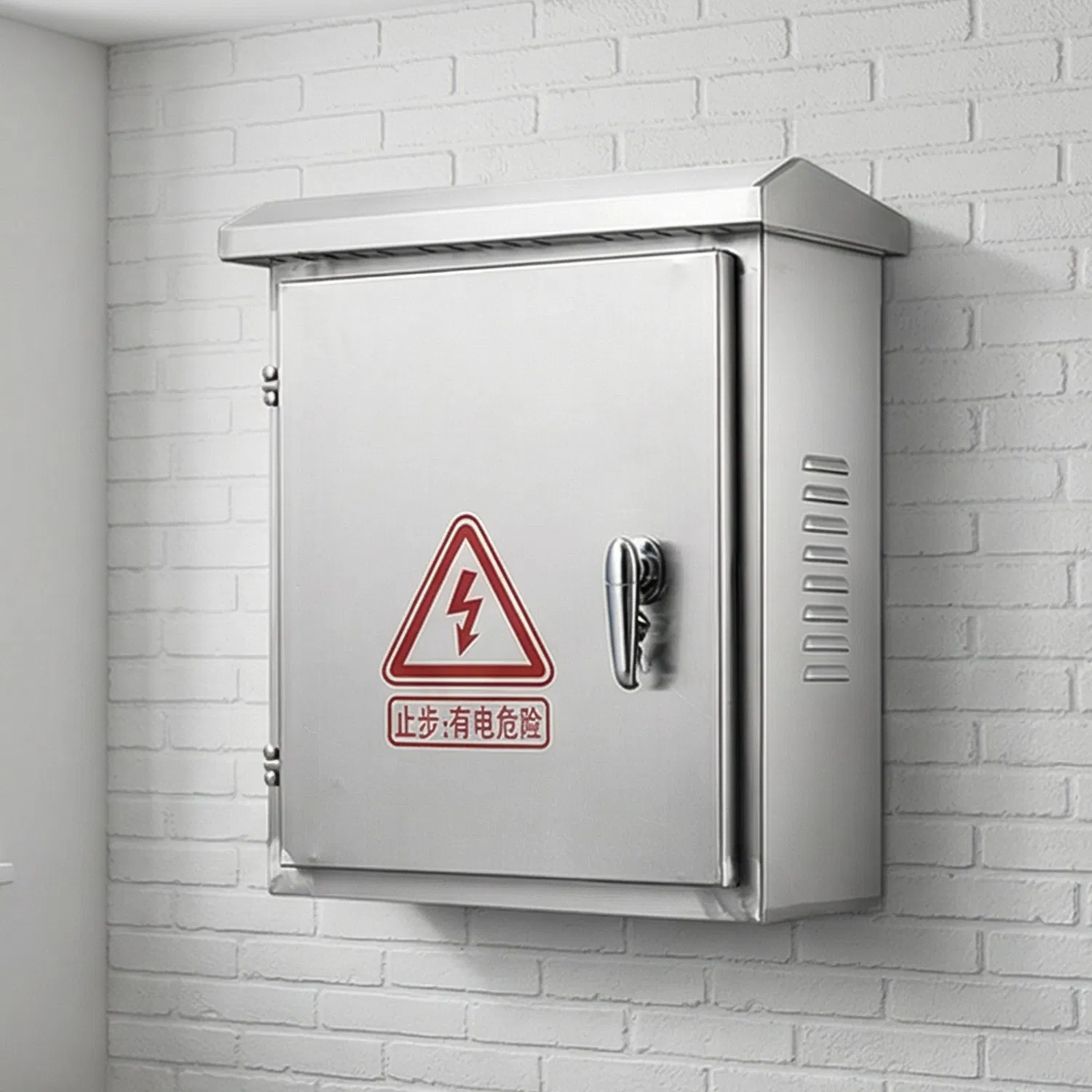 Modern Engineering Outdoor Stainless Steel Distribution Box with Rainproof Design