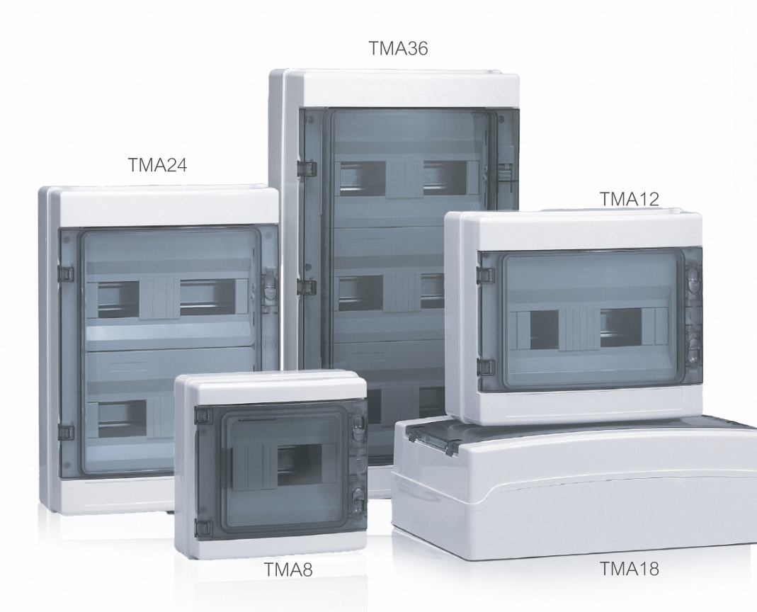 Waterproof Plastic Box TMA(HA) Series HA-8 H Distribution box