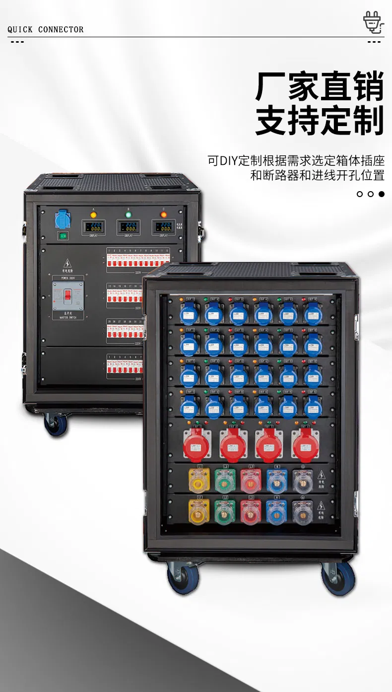 Industrial Electrical Smart Power Distributing Box for Ventilation 32A Distribution Box PVC Distribution Box
