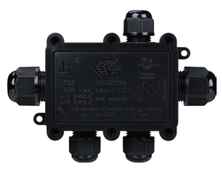 Durable PC PA66 Enclosure IP68 Waterproof Connection Box Outdoor Electrical Junction Box LED Power Connection