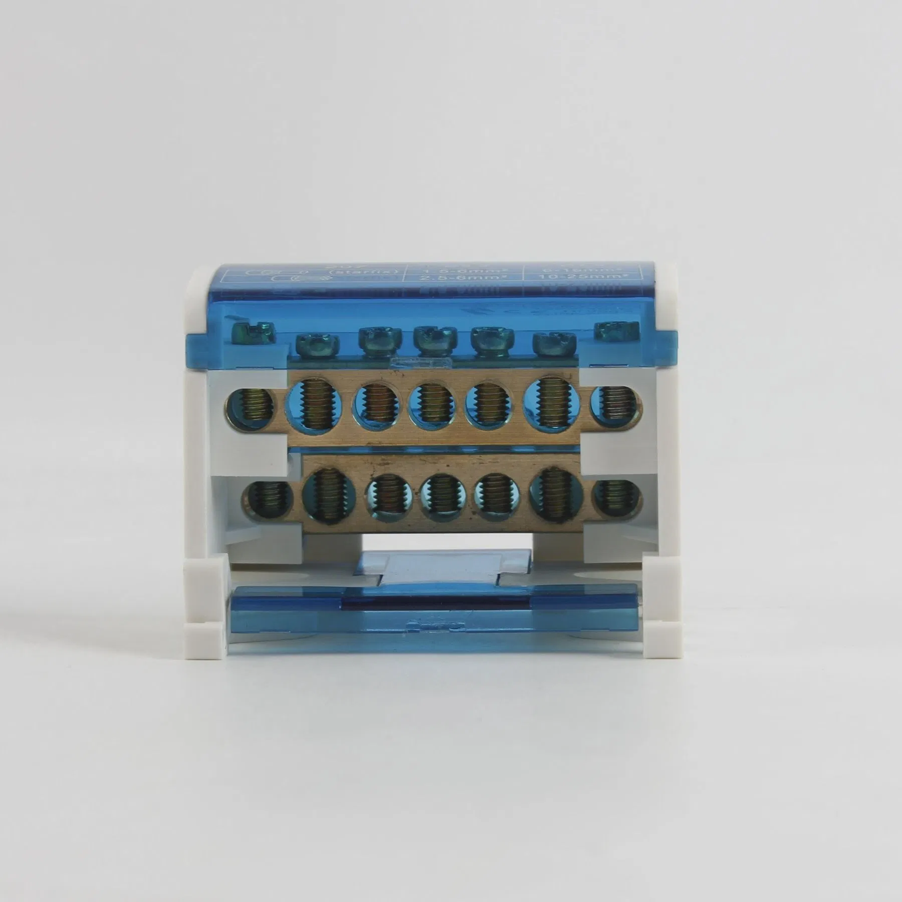 207 DIN Rail Electrical Junction Box Power Distribution Modular Terminal Block Connector