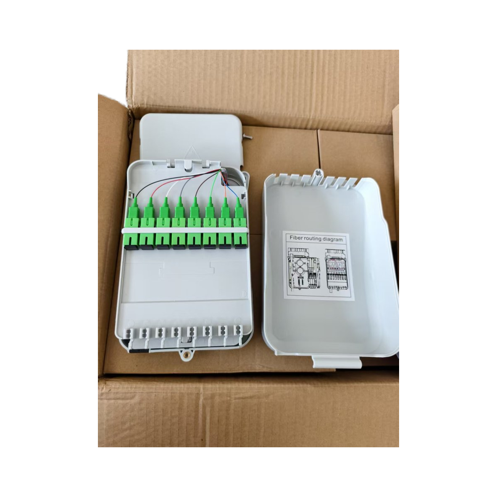 TL-FAT-16 Telelink Indoor Wall Mounted 16 Core Fiber Optic Distribution Box Wall Mounting OEM Terminal Distribution Nap Box