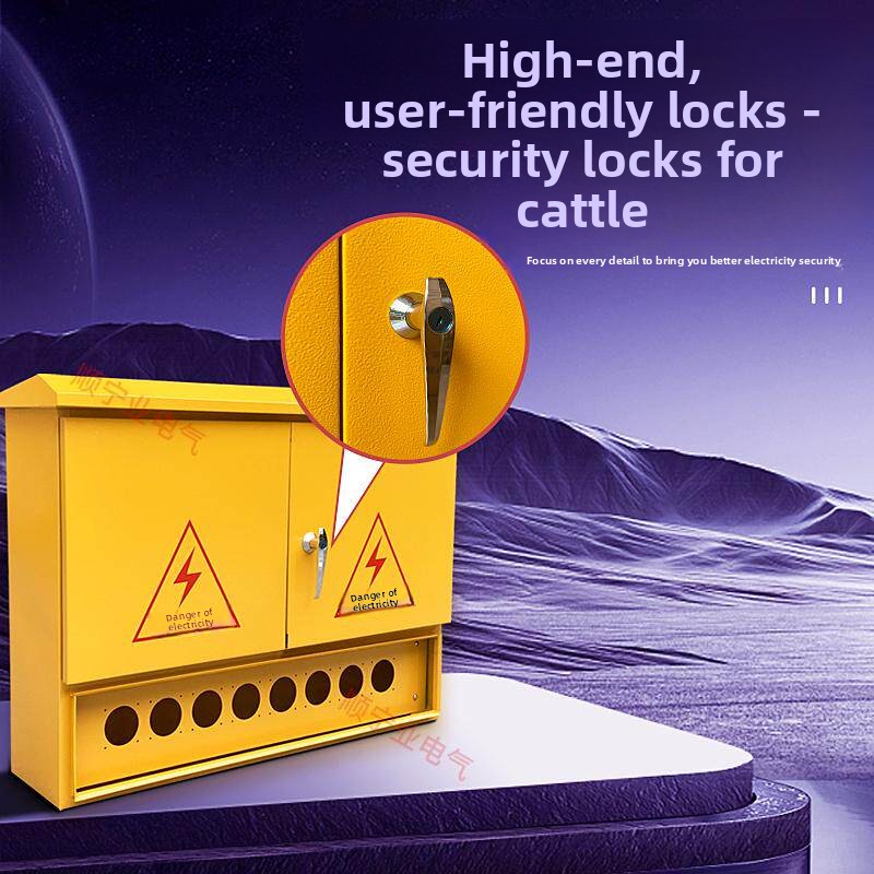 Outdoor Yellow Waterproof Industrial Aviation Socket Box Mobile Site Basic Business 220V/380V One Two Three Distribution Box