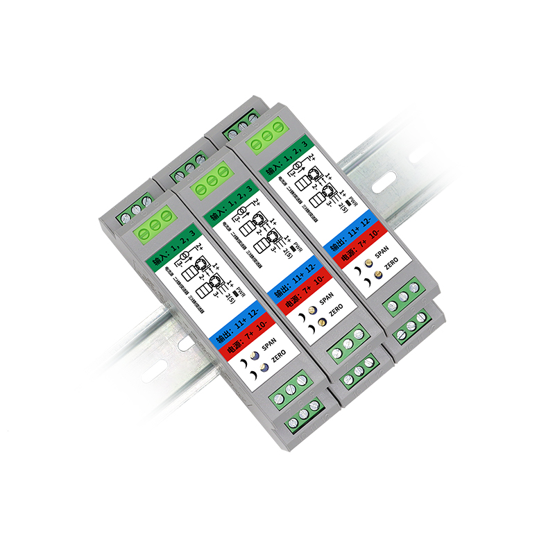 DC Current Input Distribution Isolator 24V Power Distribution 2500VAC Isolation DIN Rail Mount For 2/3-Wire Transmitters