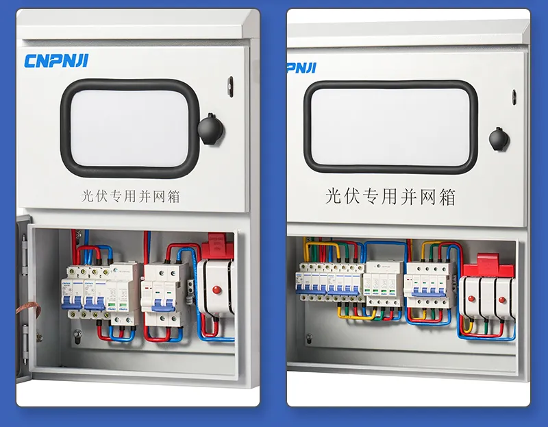 High Voltage Grid Connection Box 1500V 3-Phase Electrical Distribution Box Solar Array DC Combiner Box