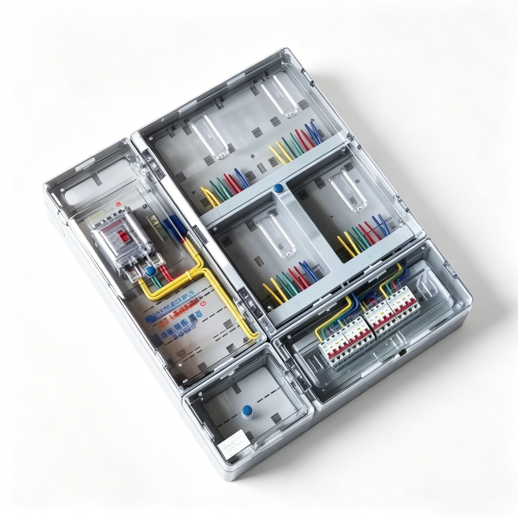 JXF IP30 200A 380V Distribution Box For Indoor/Outdoor Industrial Use ISO Certified
