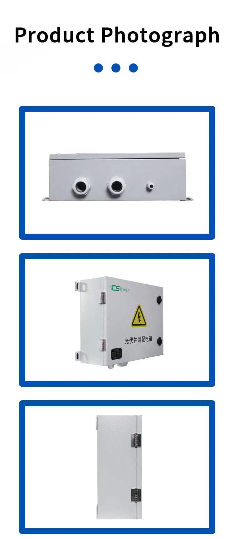 3 Phase Solar Power Electrical Distribution Box Installation
