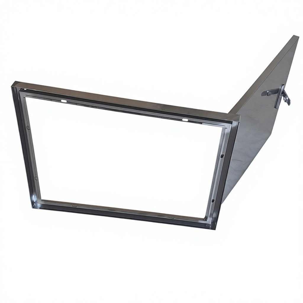 Stainless Steel 1.0mm Thick IP4X Access Cover Plate Interior Embedded Distribution Box Housing