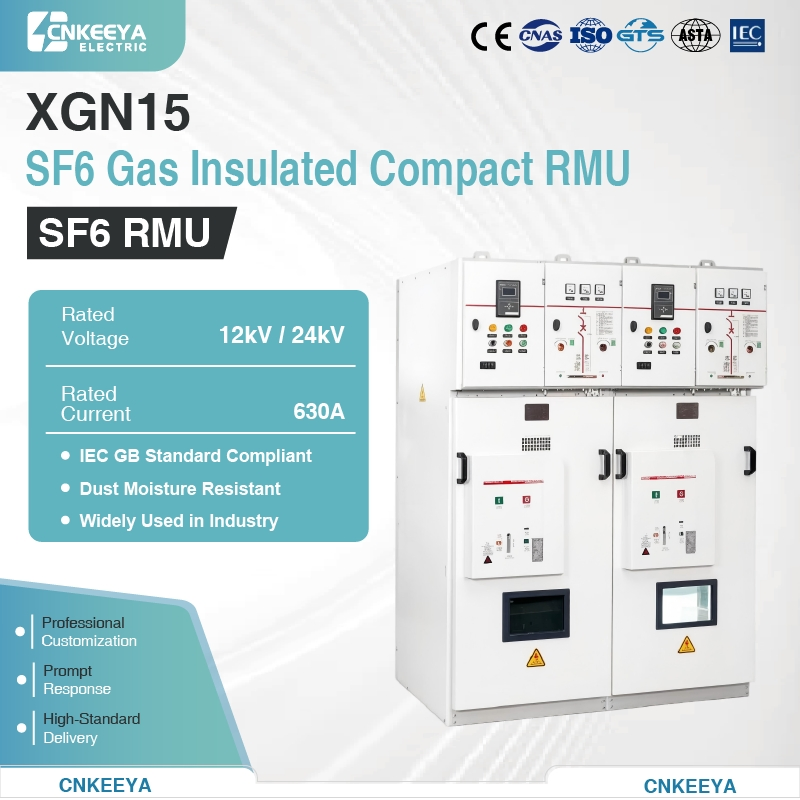 Mv Ring Main Unit Sf6 Circuit Breaker Price Xgn15-12 Fixed AC High Voltage Metal Enclosed Switchgear Distribution Box