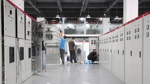 Industrial electrical distribution panel by SN Electrical