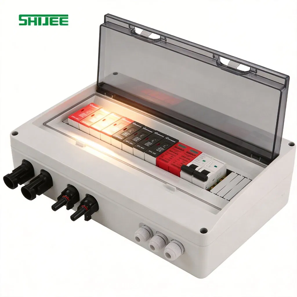 Shijee High Efficiency Photovoltaic Combiner Box DC PV Power Distribution Suzhou Solar Junction Box