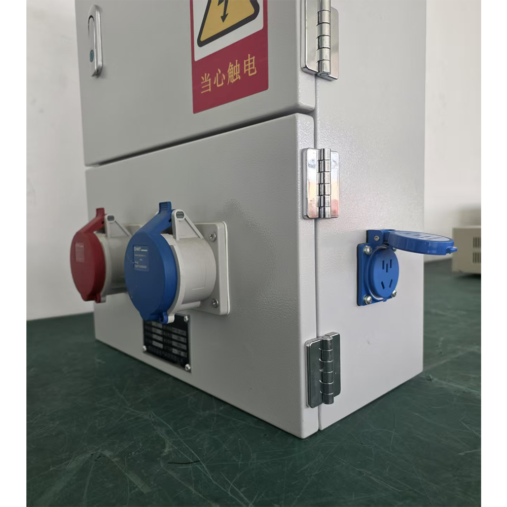Electrical Junction Box, Three-phase Power Socket Distribution Box Electrical Box, Industrial Waterproof Multi Plug Power Box