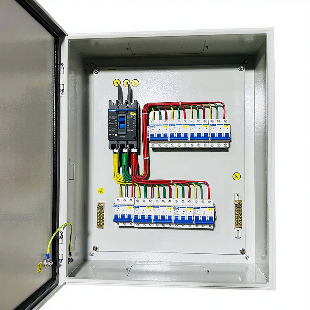 Shangyi Low-Voltage Power Distribution Box IP4X-65 100A 230V/380V Industrial Use Current Stable Structure Complete Set