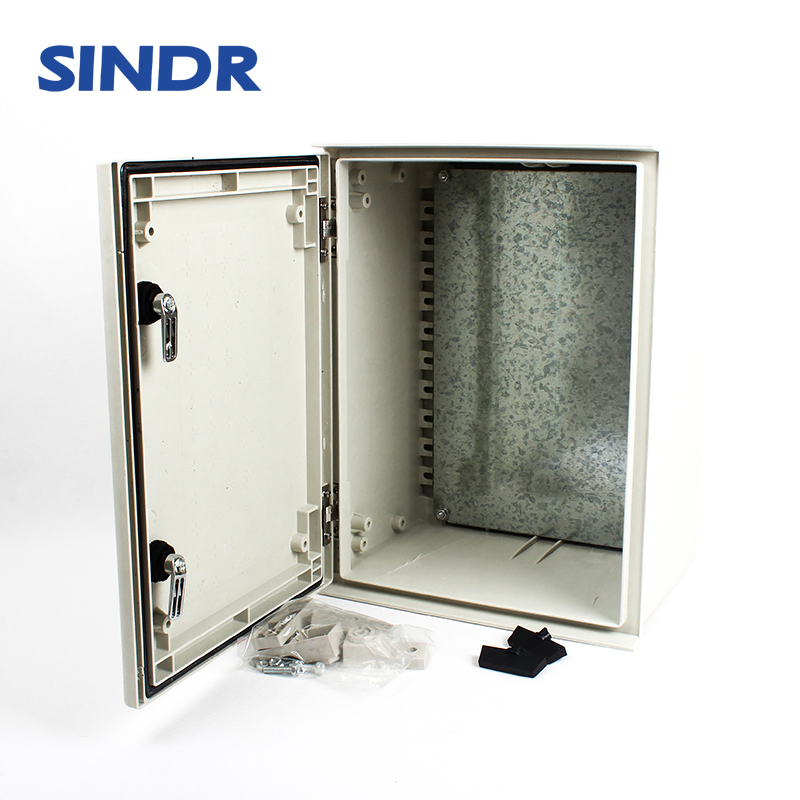 400*400*200mm SMC Fiberglass Power Distribution Cabinet Box Waterproof IP65 Plastics Electrical Equipment Enclosure Electric Meter Boxes