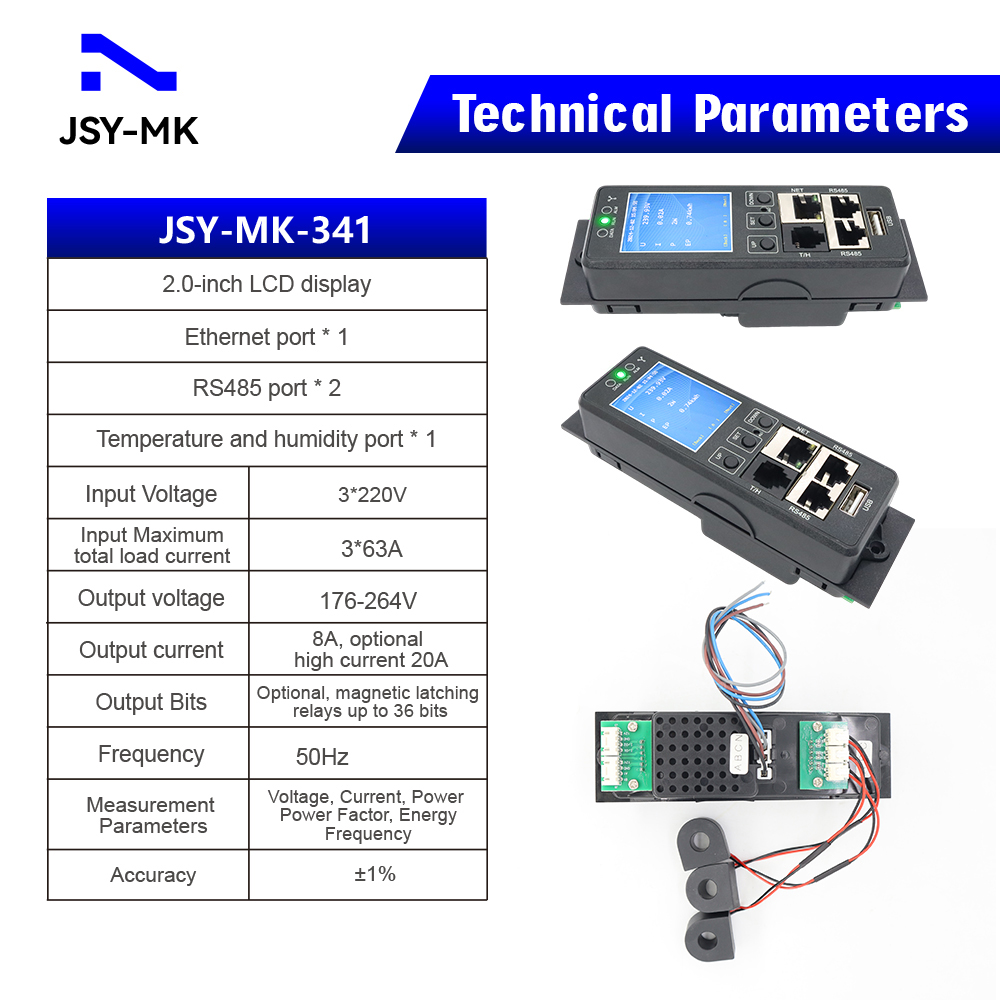 Smart Intelligent Meter PDU Module Three Phase Power Distribution Units Rack Socket For Switch Network Cabinet Data Center IPDU