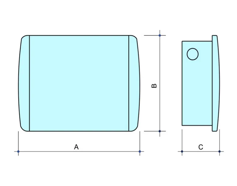 Humanized Design Modular Distribution Box Transparent Door Opening Available