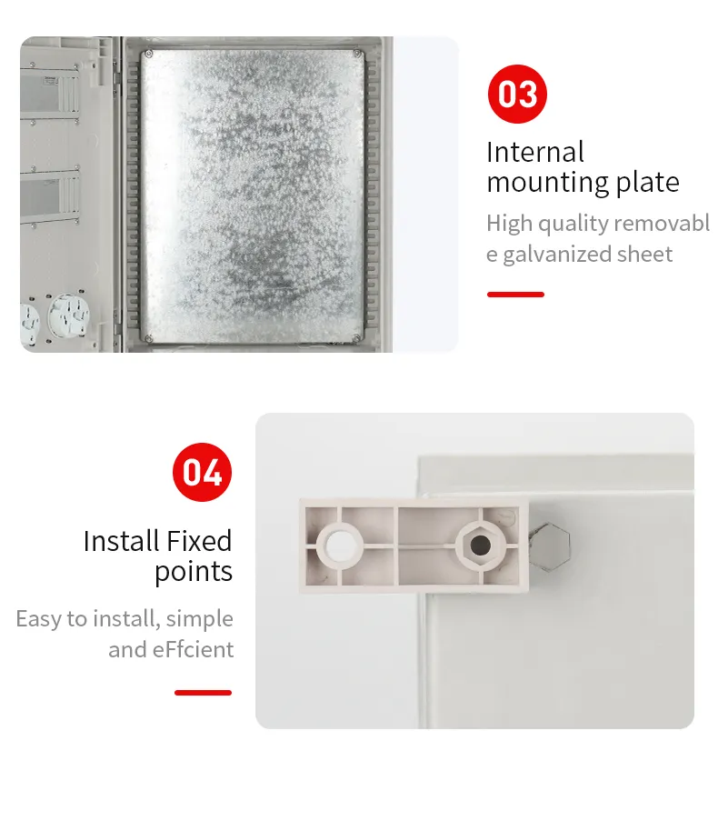 Fiberglass Power Distribution Cabinet Box Specifications