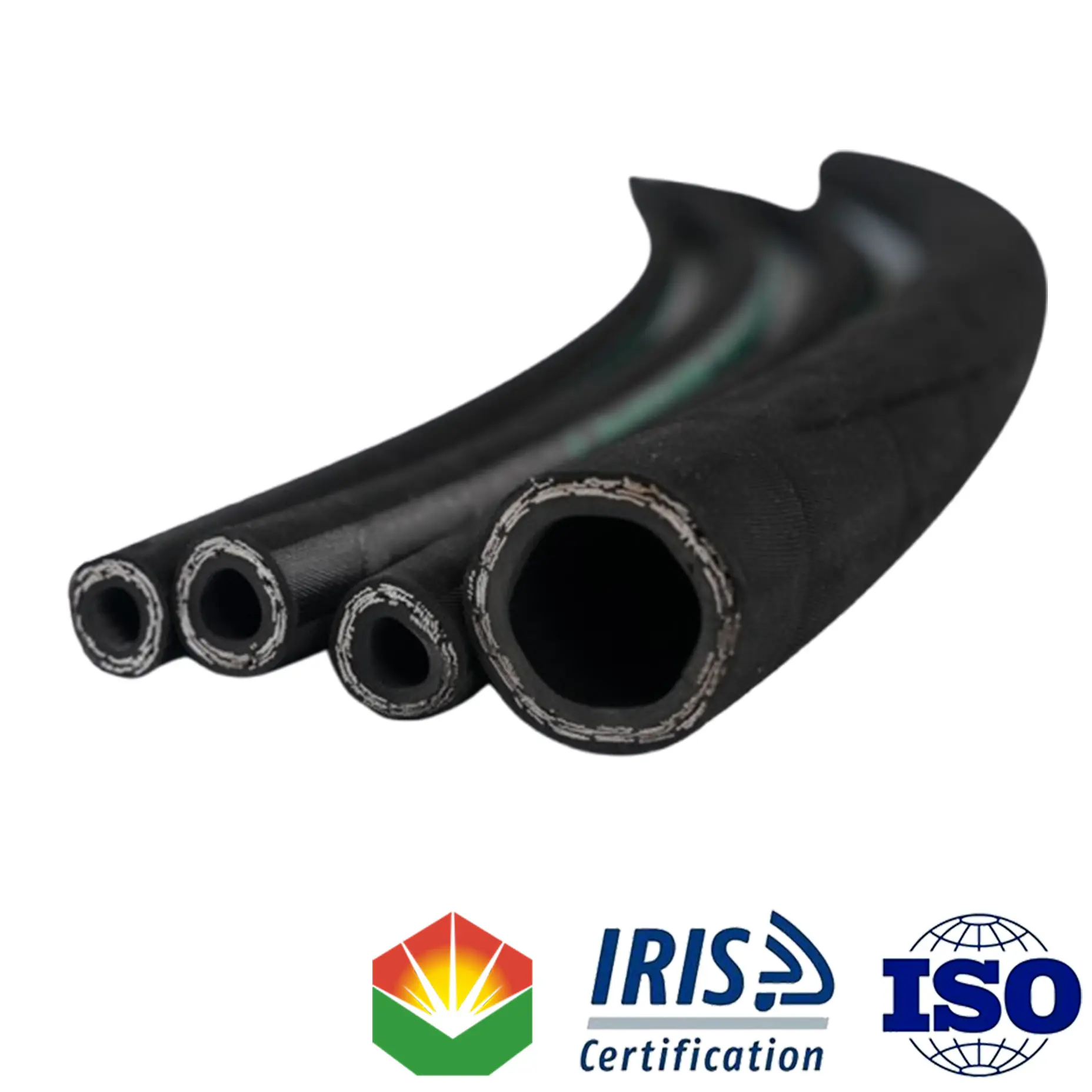 Cheap Top Quality EN853 SAE 100 R6 Oil Air Water Hydraulic Hose R6 Textile Rubber Hose Exporters, Company