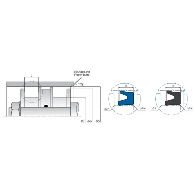 Low Friction Pneumatic Piston Seals
