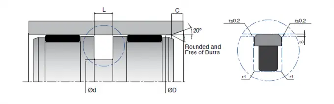 KL41 Hydraulic Piston Seals