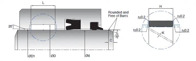 Reinforced POM Hydraulic Cylinder Piston Rings