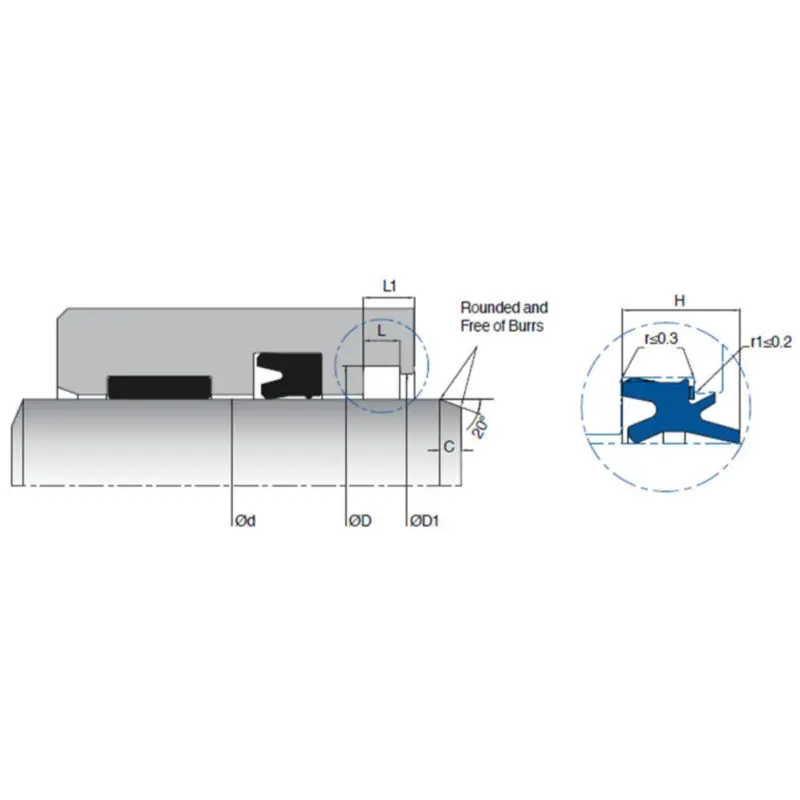 Discount                     KL99 U Cup Rod Seals Pneumatic Single Acting Sealing Element                 Quotes, Products