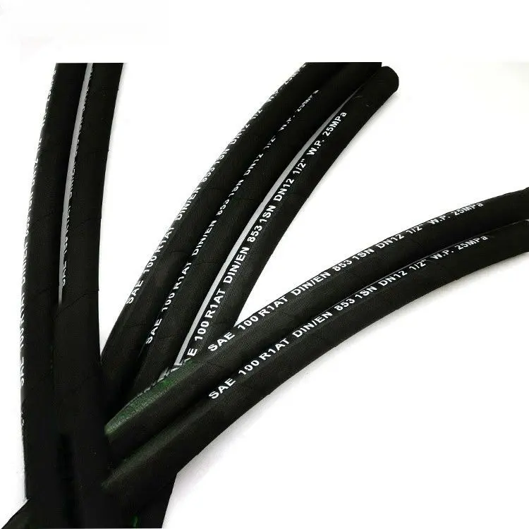 Cheap                     High Pressure 3/8 1sn Braid Hydraulic Hose Pipe SAE 100r1 En853 Pressure Industrial Fuel Oil Hose Hydraulic Hose                 Pricelist, Product