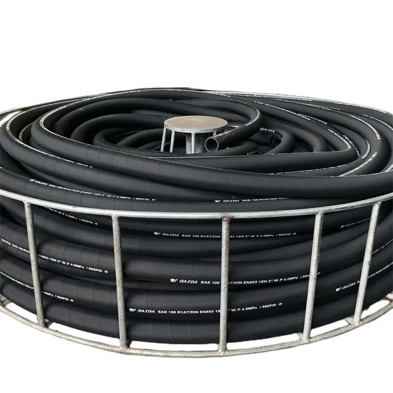 Cheap                     High Pressure 3/8 1sn Braid Hydraulic Hose Pipe SAE 100r1 En853 Pressure Industrial Fuel Oil Hose Hydraulic Hose                 Pricelist, Product
