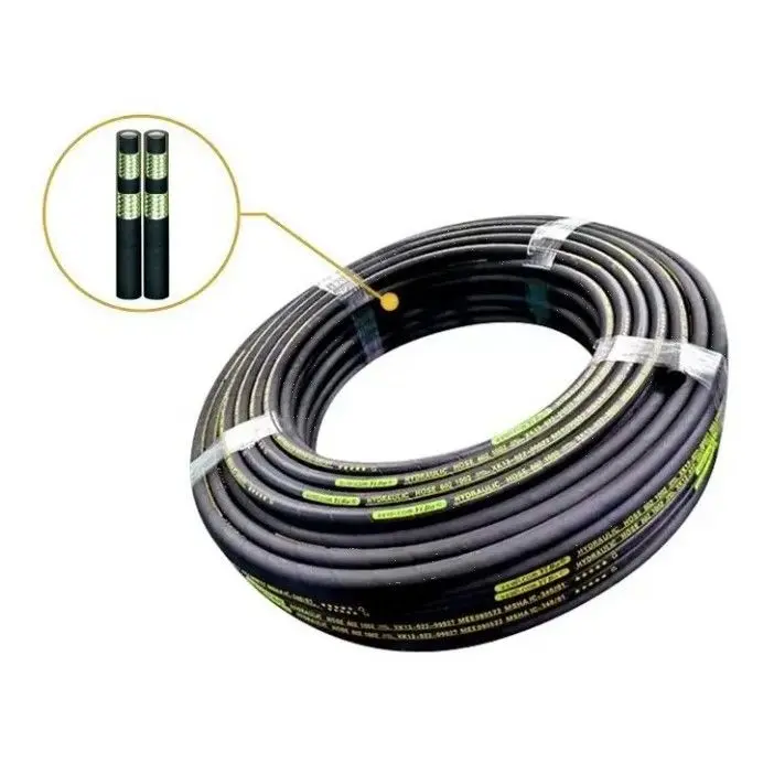 Discount                     Crimping Machine Hydraulic Hose En853 1sn with Black Oil Outer Layer and Oil Resistant Inner Layer                 Product, Products