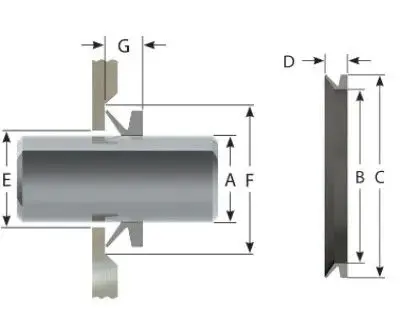 Cheap                     V Type NBR FKM Rubber V Ring VS VA Water Pump Seals V Seal Rotary Shaft Seal Ring                 Exporter, Quotes