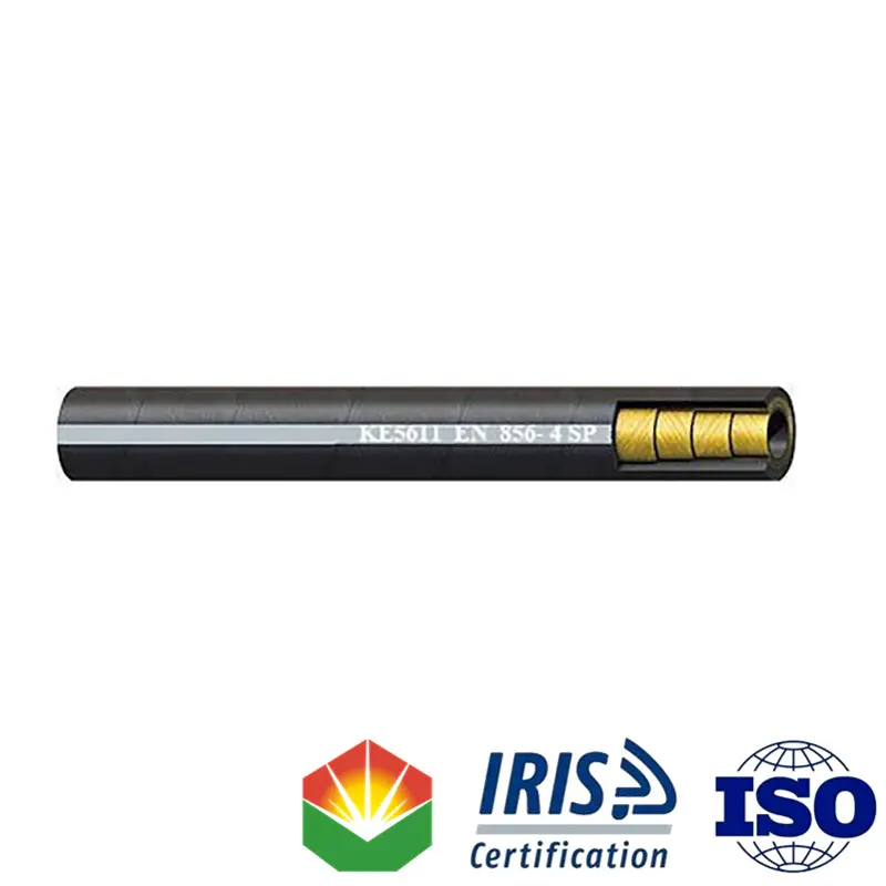 Discount Ultra-high pressure wire Spiral Hydraulic Rubber Hose KE5611/SAE100 R9 Oil Resistant Exporters, Exporter