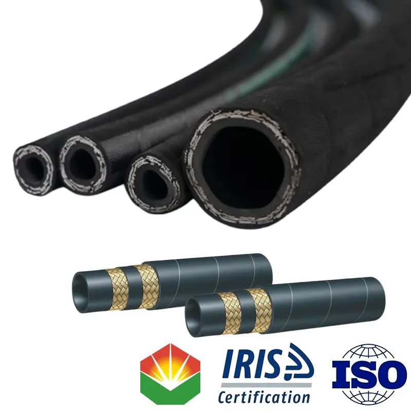 Cheap High Pressure Wire Braided Hydraulic Hose EN853-1SN-1 and SAE100 R1 Exporters, Company