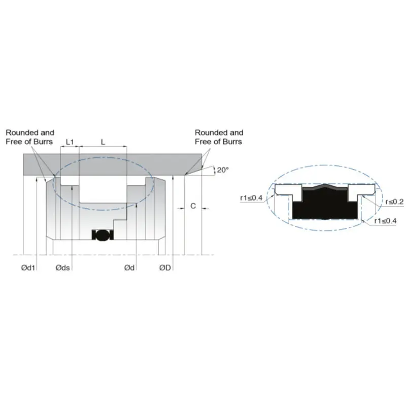 Cheap                     KL42 Hydraulic Piston Seals 3 Piece Compact Elastomeric Sealing Ring                 Exporter, Products