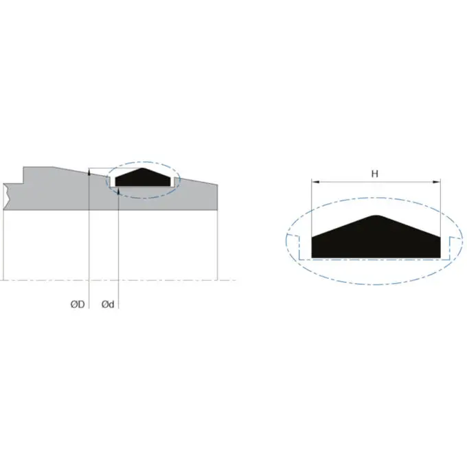Kl121 NBR Fluid Connector Seal