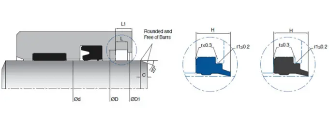 KL90 Hydraulic Double Lip Wiper Seal