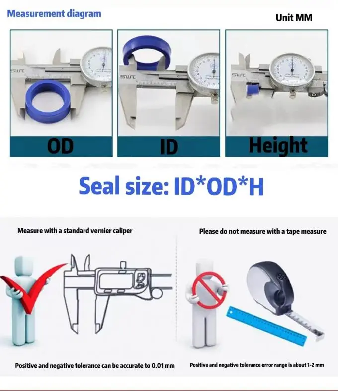 Hydraulic Jack Oil Seal Polyurethane UN PU Piston Rod Seals