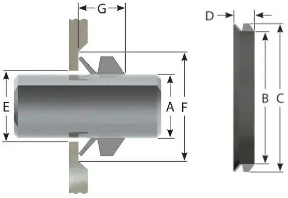 Rubber NBR Sealing Ring Chart