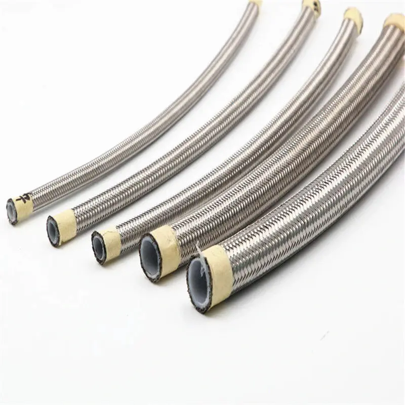 Discount 304 Stainless Steel Braided Flexible Gas Hose High Pressure Water PTFE Braided Hose Exporter, Companies